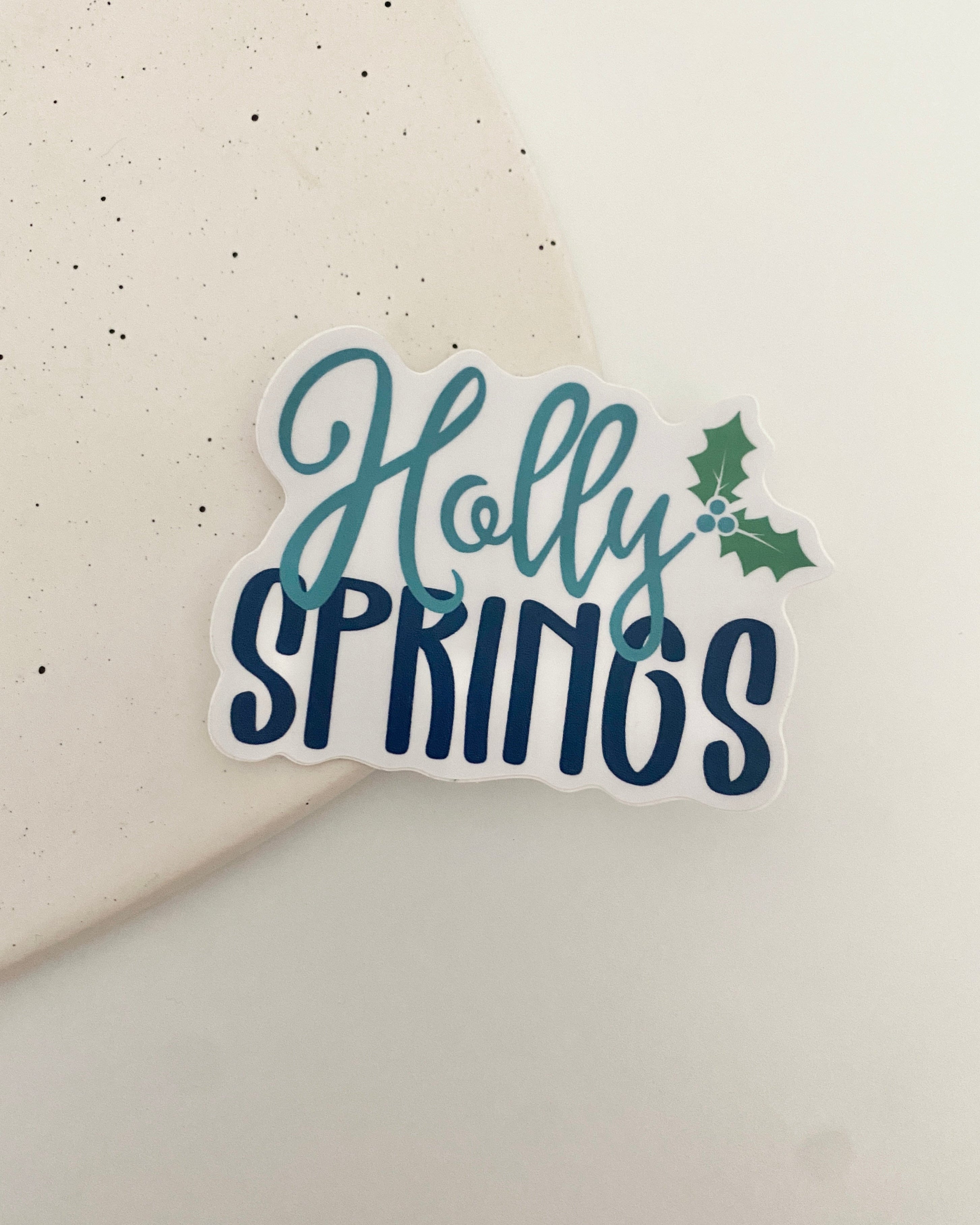 Holly Springs holly sticker – zoo&roo