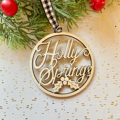 Holly Springs ornament