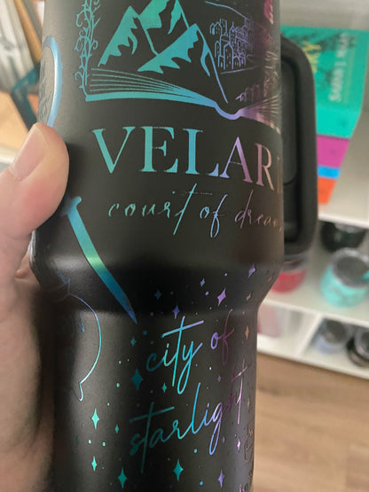 Almost Perfect ACOTAR engraved 40 oz tumbler