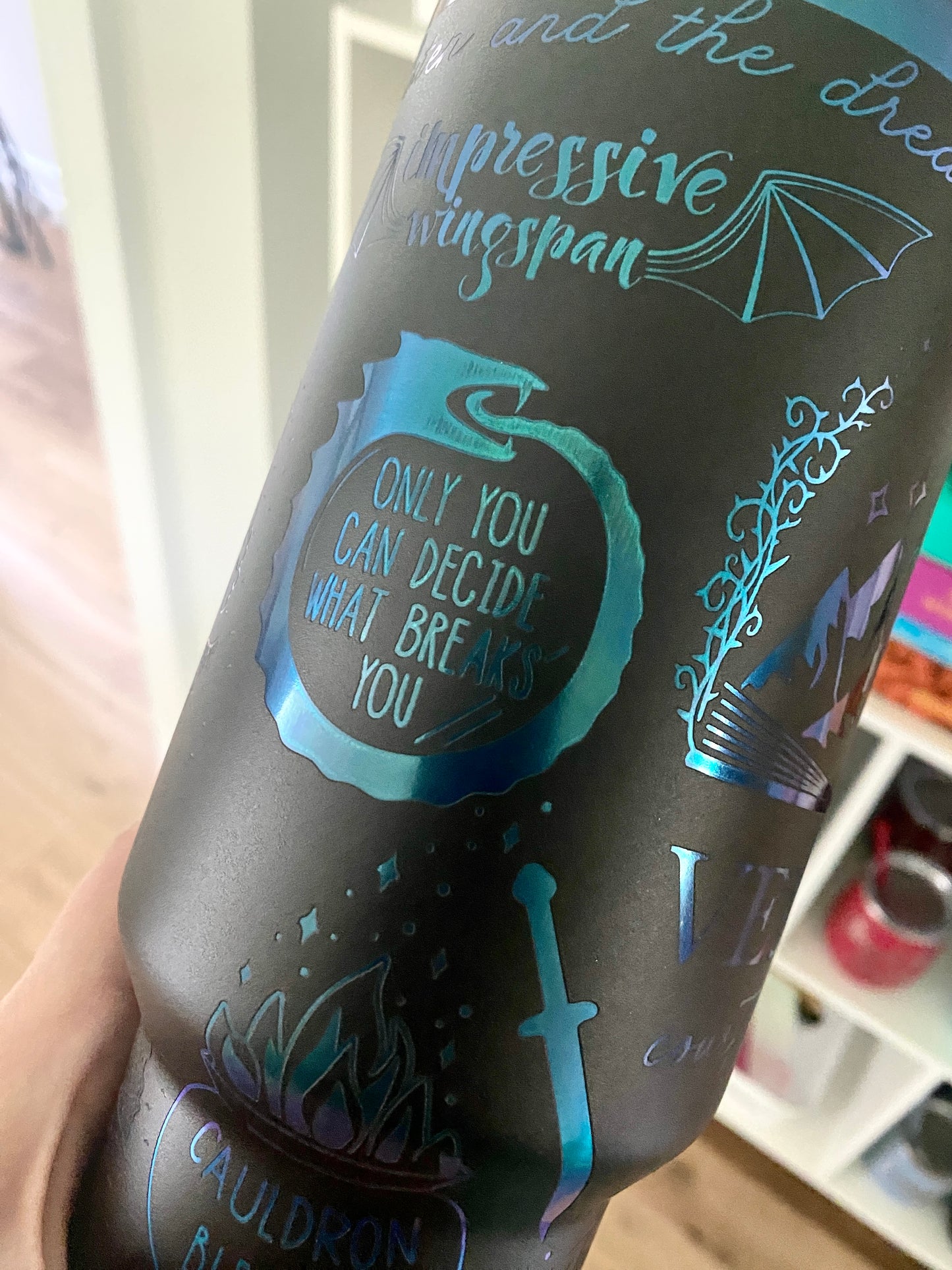 Almost Perfect ACOTAR engraved 40 oz tumbler