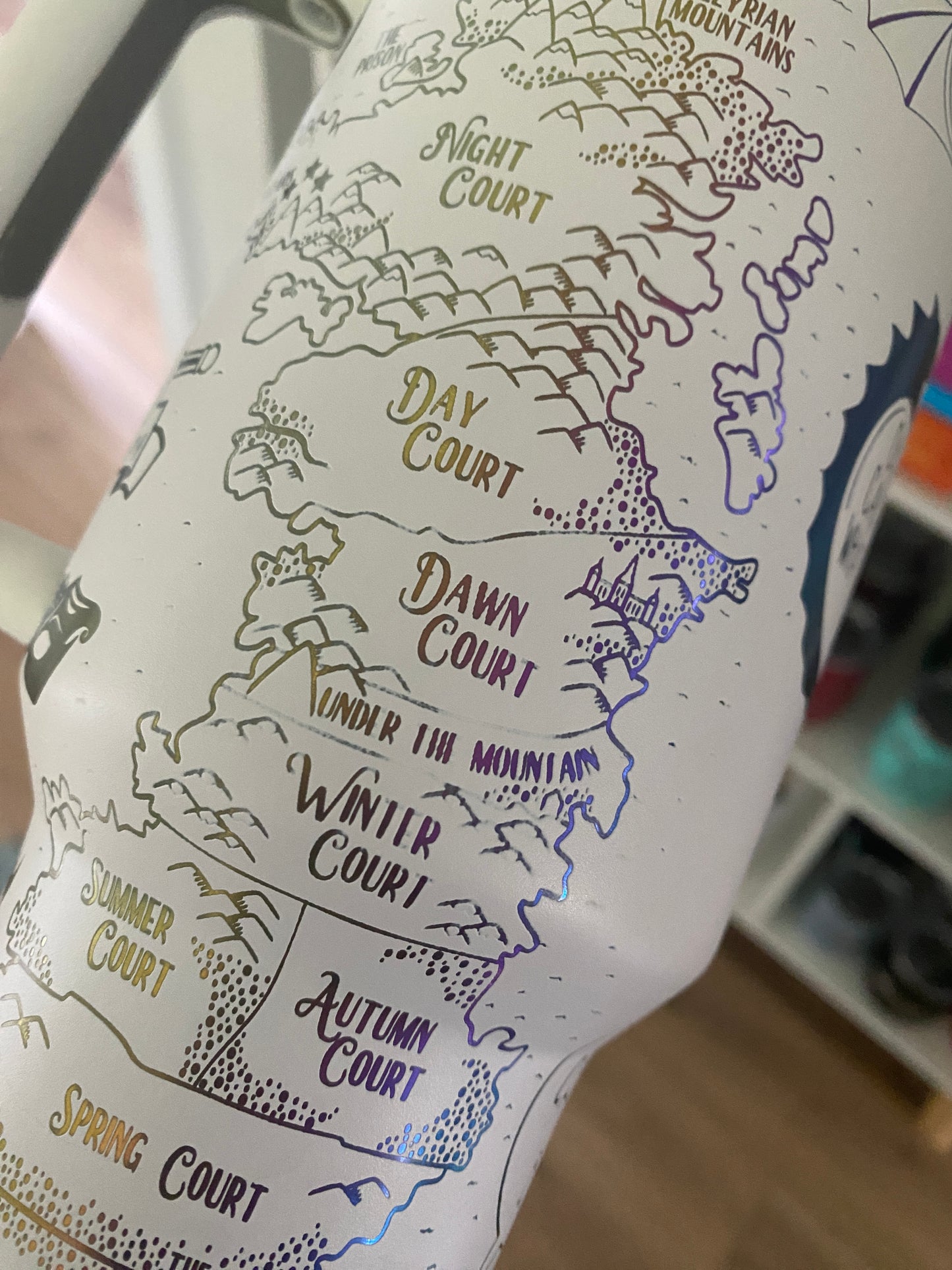 Almost Perfect ACOTAR engraved 40 oz tumbler