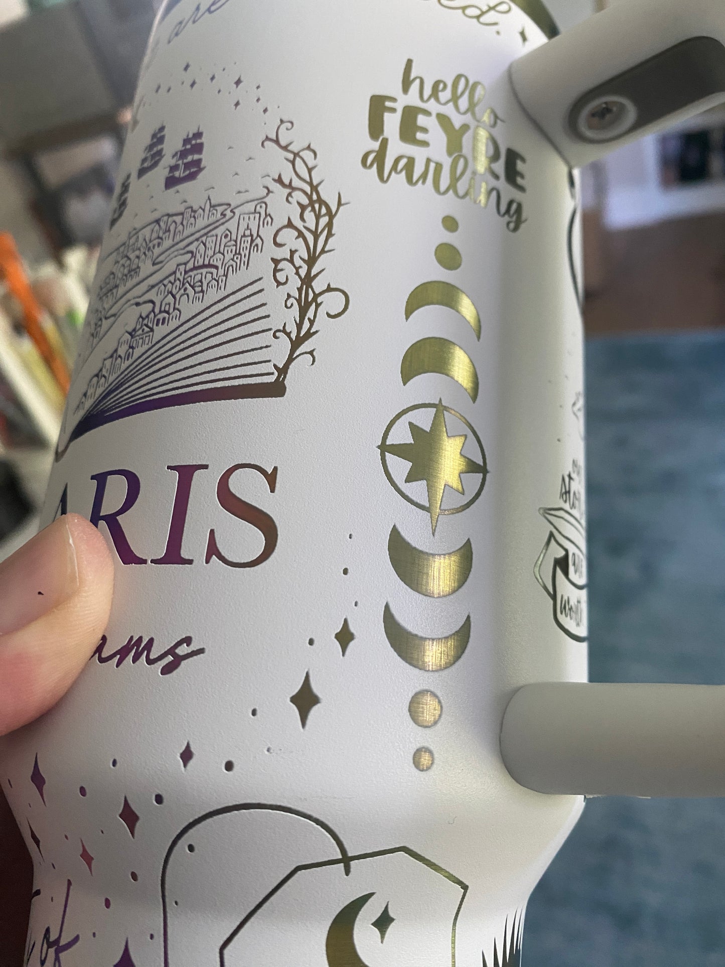 Almost Perfect ACOTAR engraved 40 oz tumbler