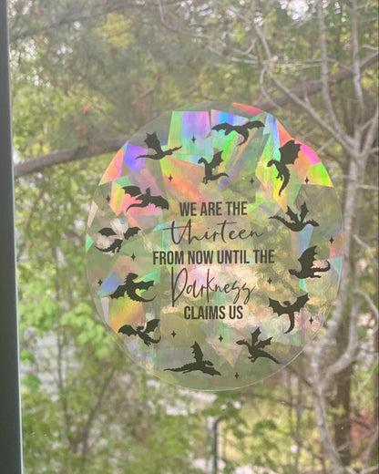 Thirteen Suncatcher Rainbow Prism Window Decal