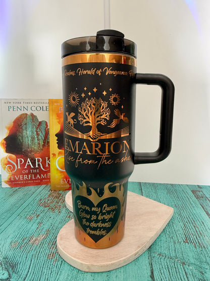 Kindred’s Curse Saga engraved 40 oz tumbler