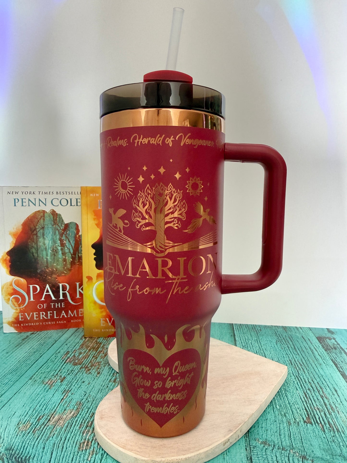 Kindred’s Curse Saga engraved 40 oz tumbler