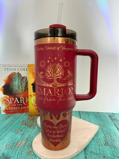 Kindred’s Curse Saga engraved 40 oz tumbler