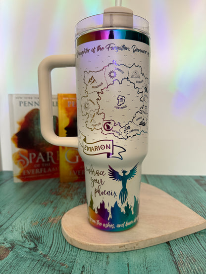 Kindred’s Curse Saga engraved 40 oz tumbler