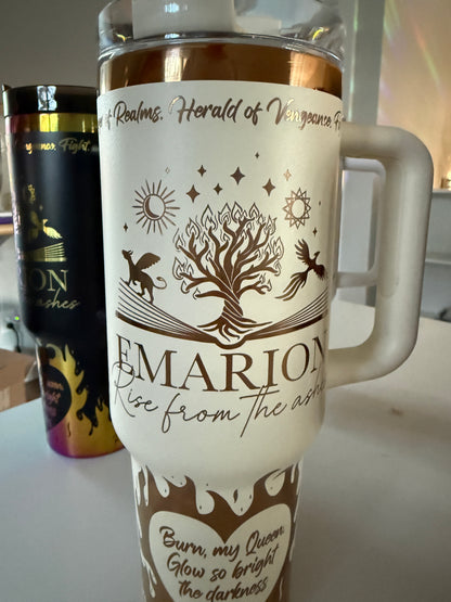 Almost Perfect Kindred’s Curse Saga engraved 40 oz tumbler