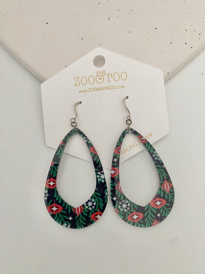 Christmas Ornaments Olivia Teardrop Earrings