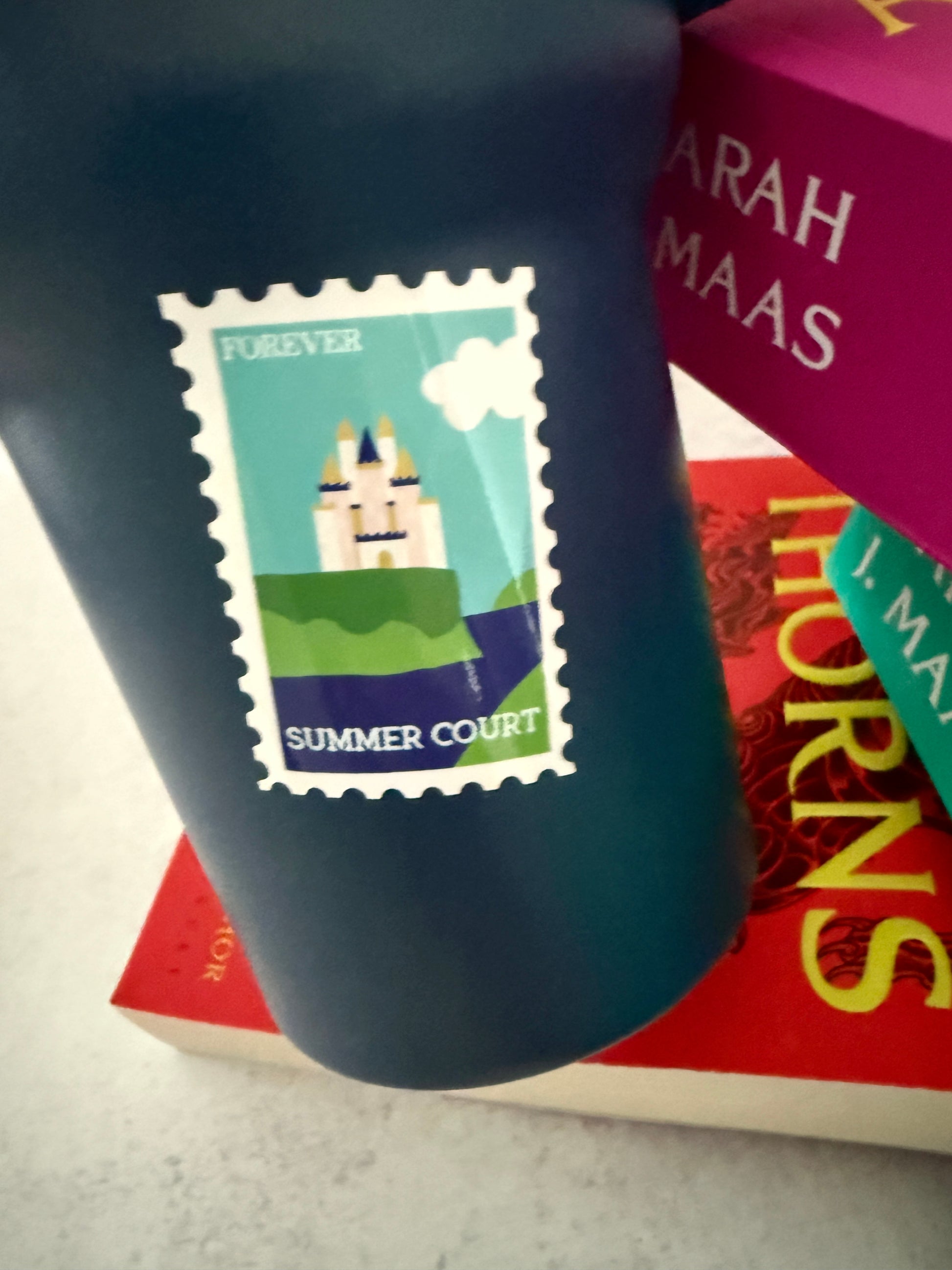 ACOTAR Prythian Courts Postage Stamp Sticker Summer Court
