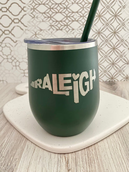 Raleigh NC wine tumbler