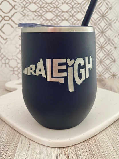 Raleigh NC wine tumbler