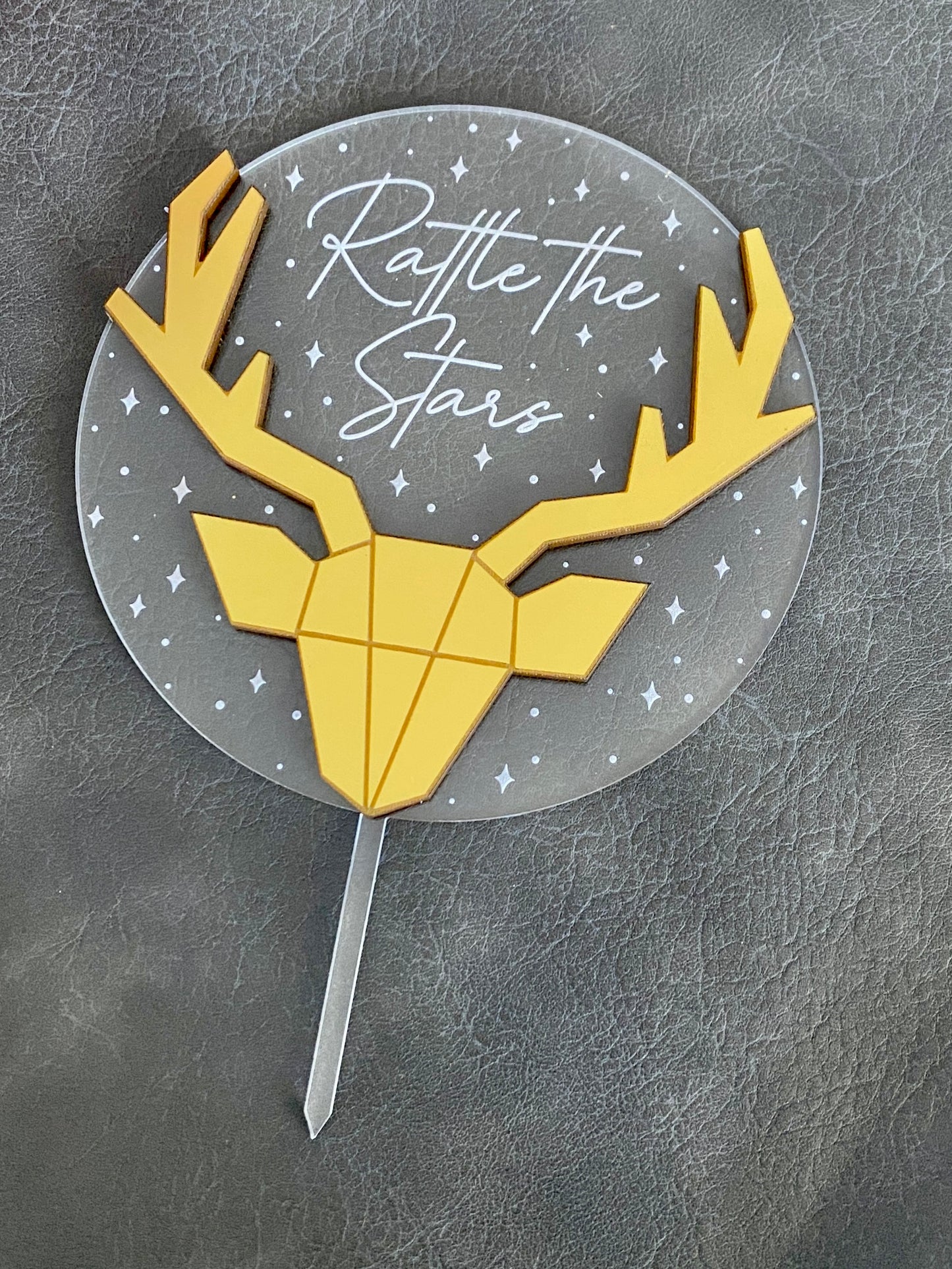 Rattle the Stars cake topper