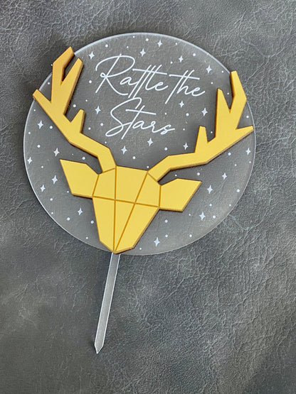 Rattle the Stars cake topper