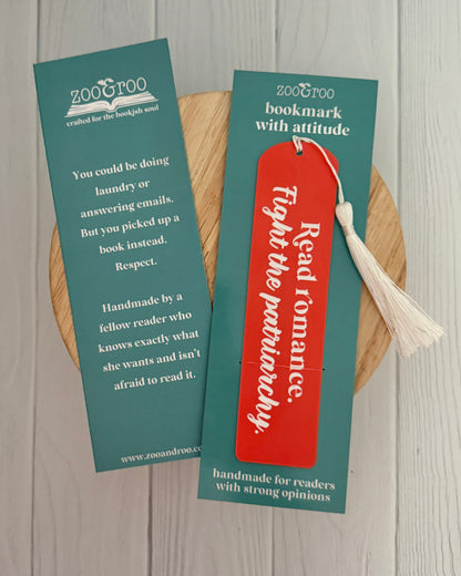 Read Romance, Fight the Patriarchy bookmark
