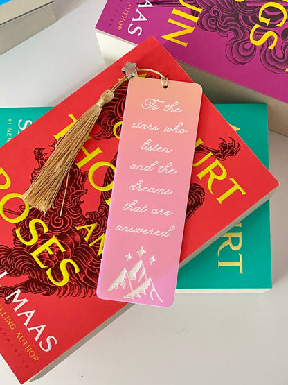 Stars Who Listen ACOTAR bookmark