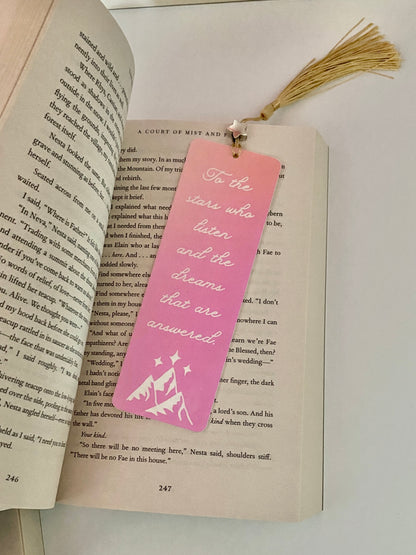 Stars Who Listen ACOTAR bookmark