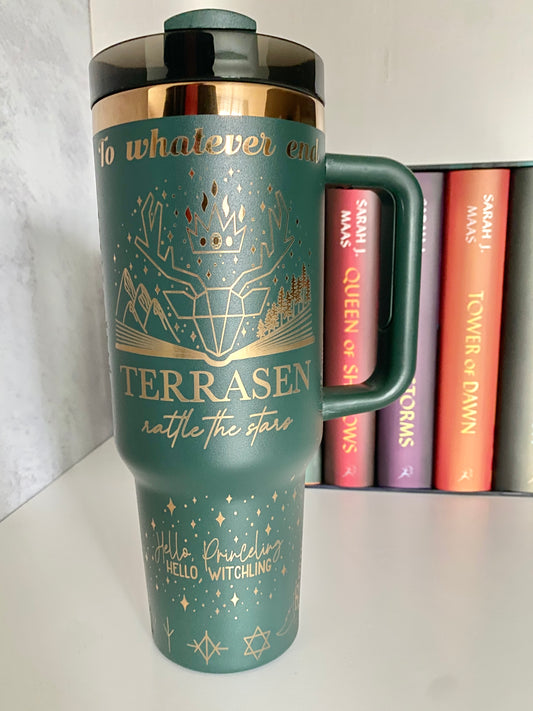 Almost Perfect Throne of Glass 40 oz tumbler