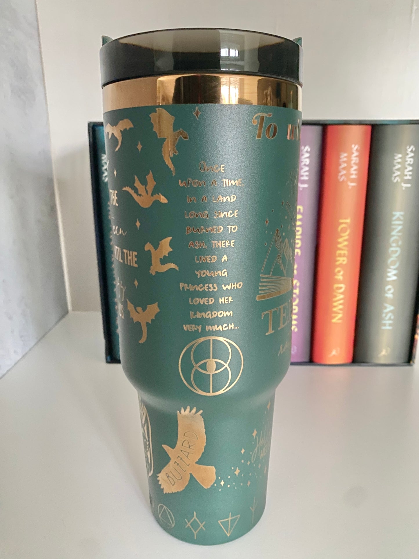 Almost Perfect Throne of Glass 40 oz tumbler