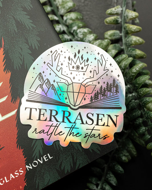 Terrasen holographic sticker