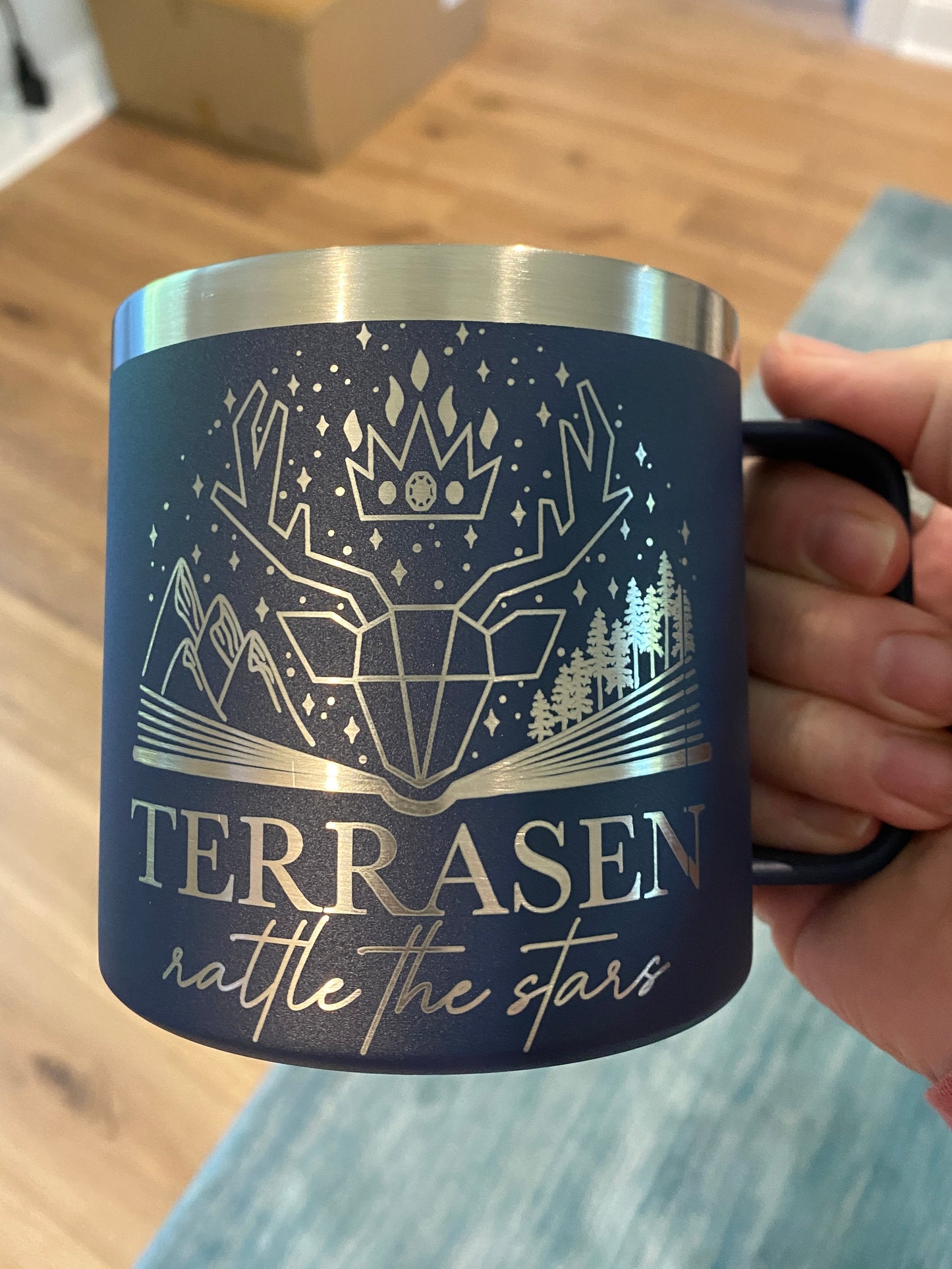 Terrasen engraved mug