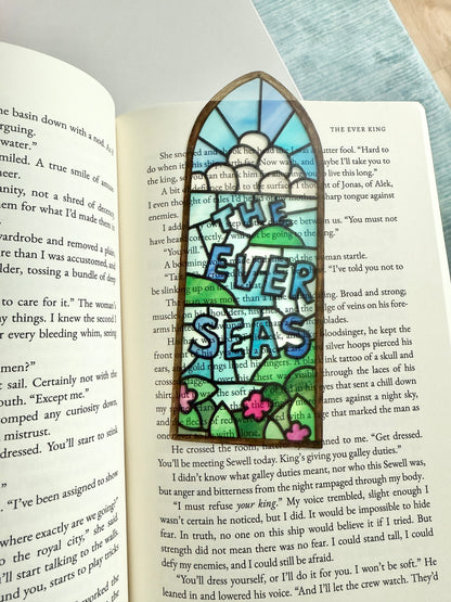 The Ever Seas stained glass bookmark