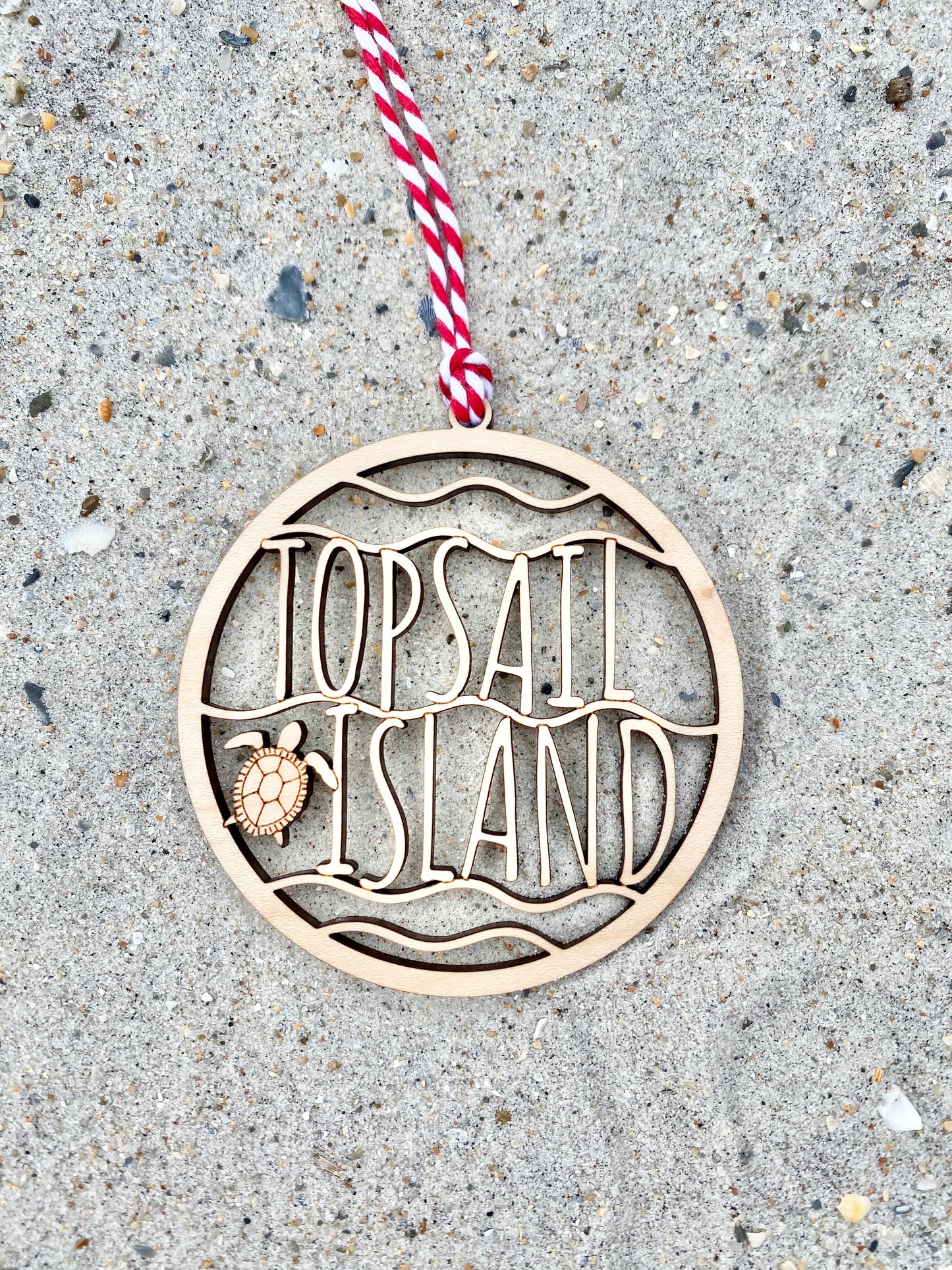 Topsail Island ornament