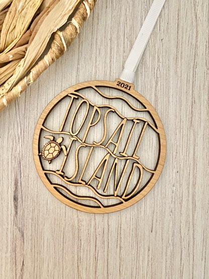 Topsail Island ornament