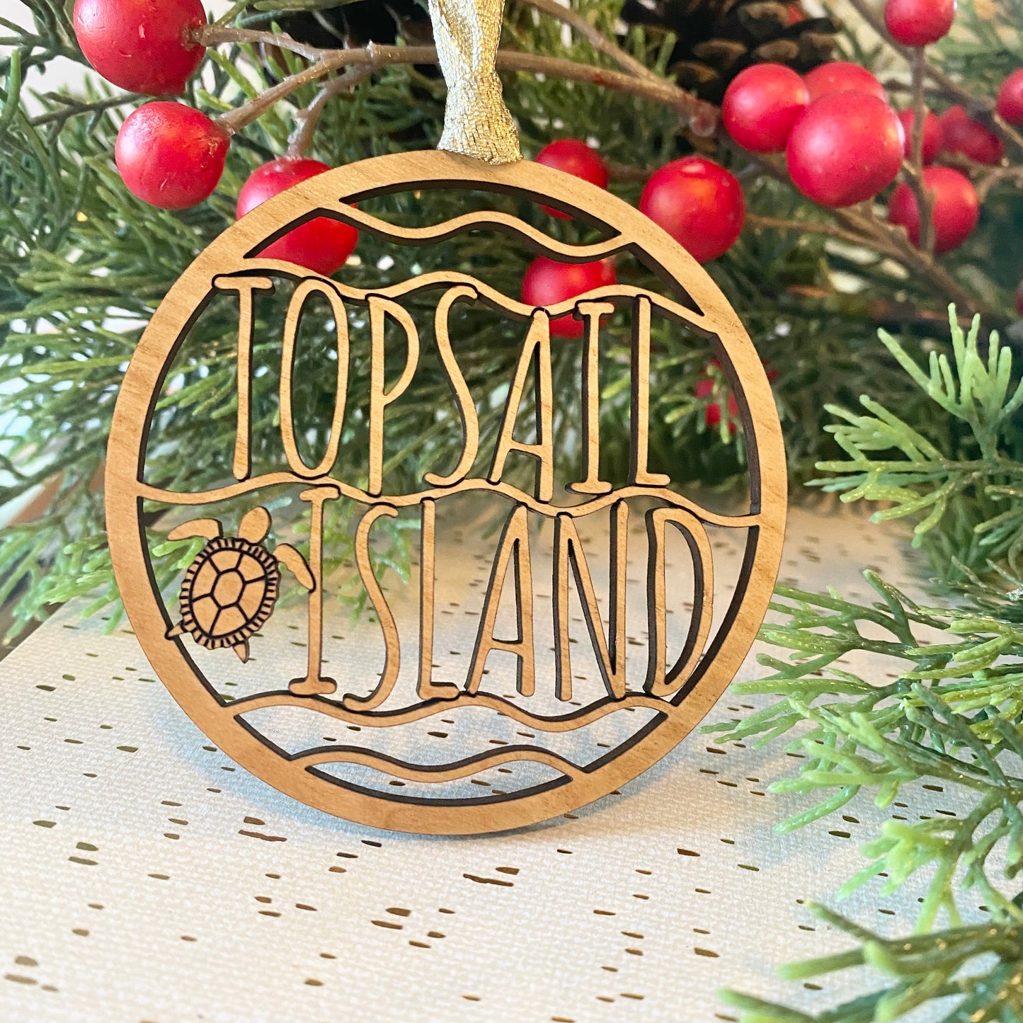 Topsail Island ornament