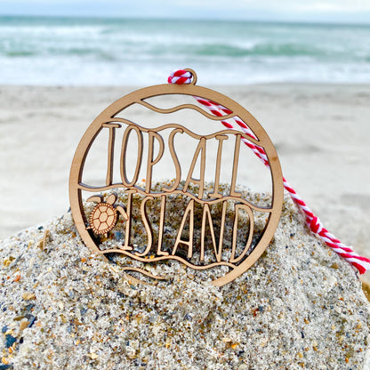 Topsail Island ornament