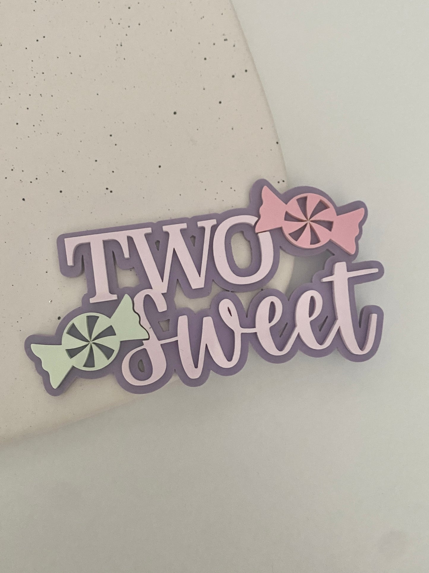 Two Sweet Cake Topper