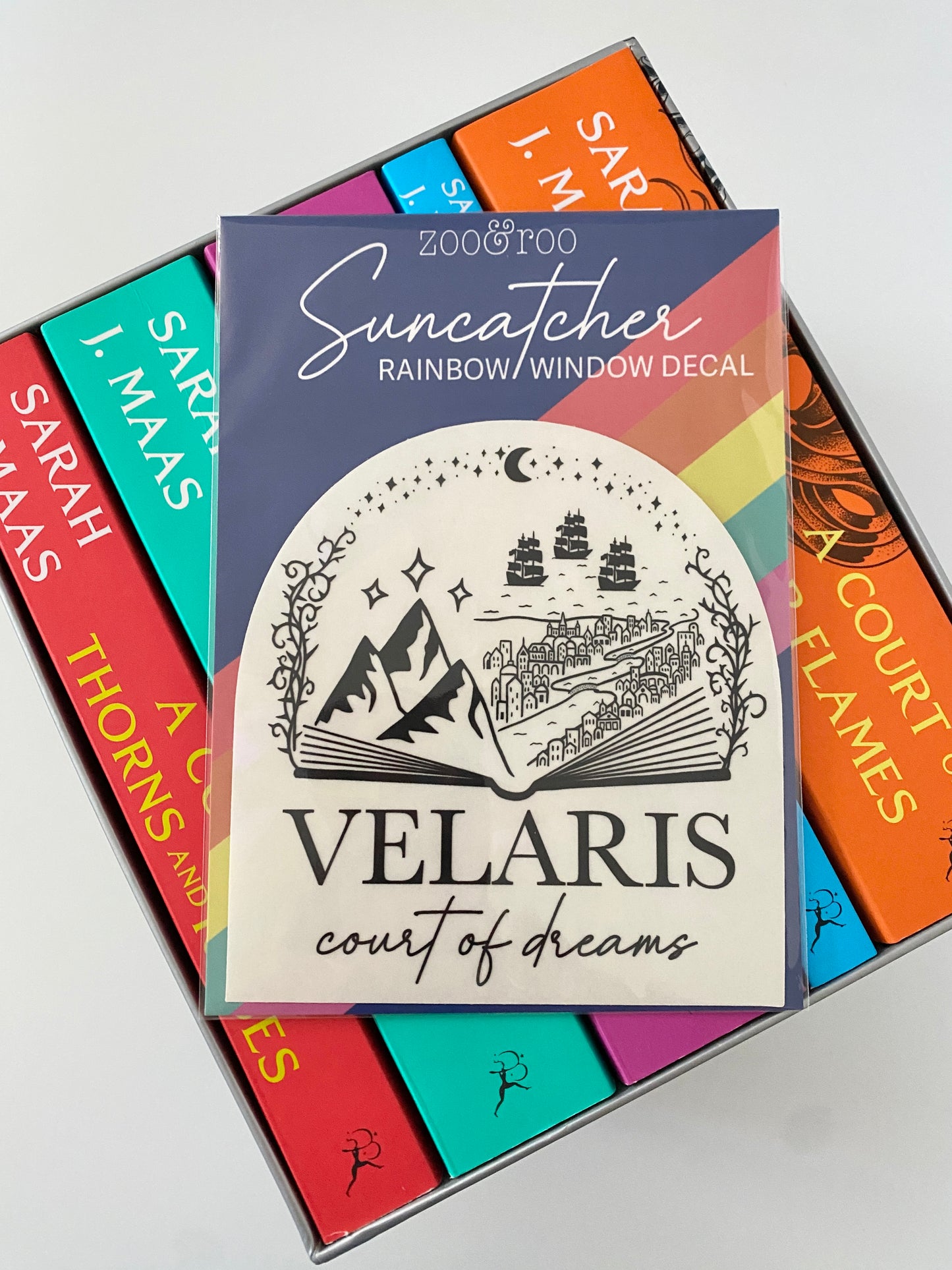 Velaris suncatcher rainbow prism window decal