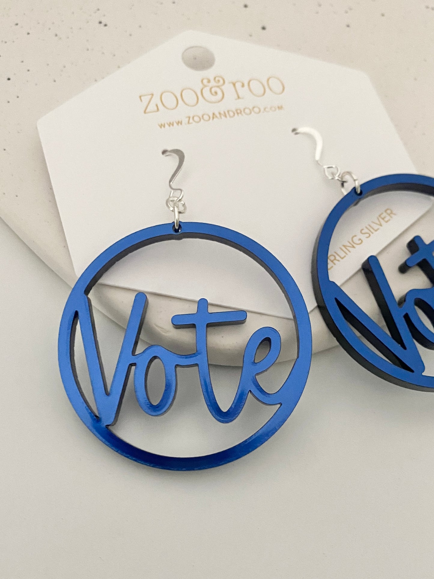 VOTE Acrylic Earrings