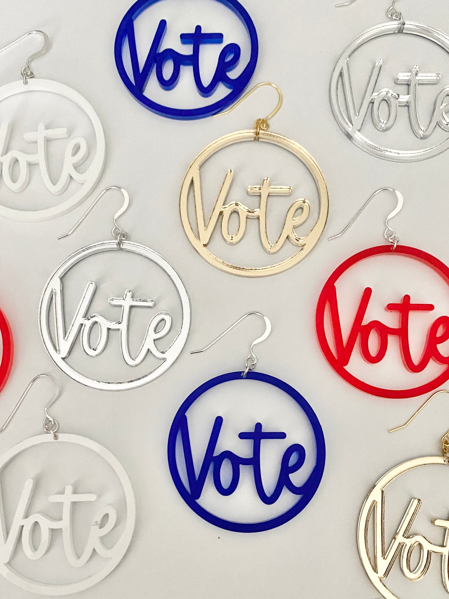 VOTE Acrylic Earrings