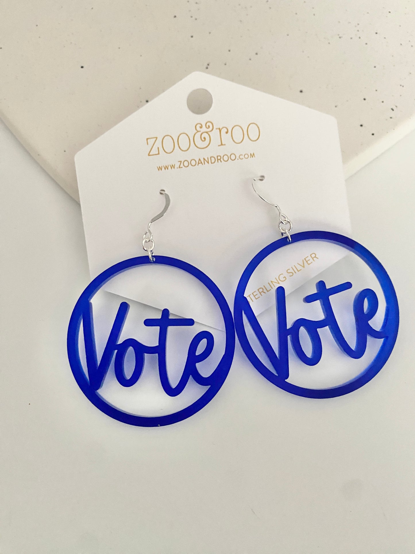 VOTE Acrylic Earrings