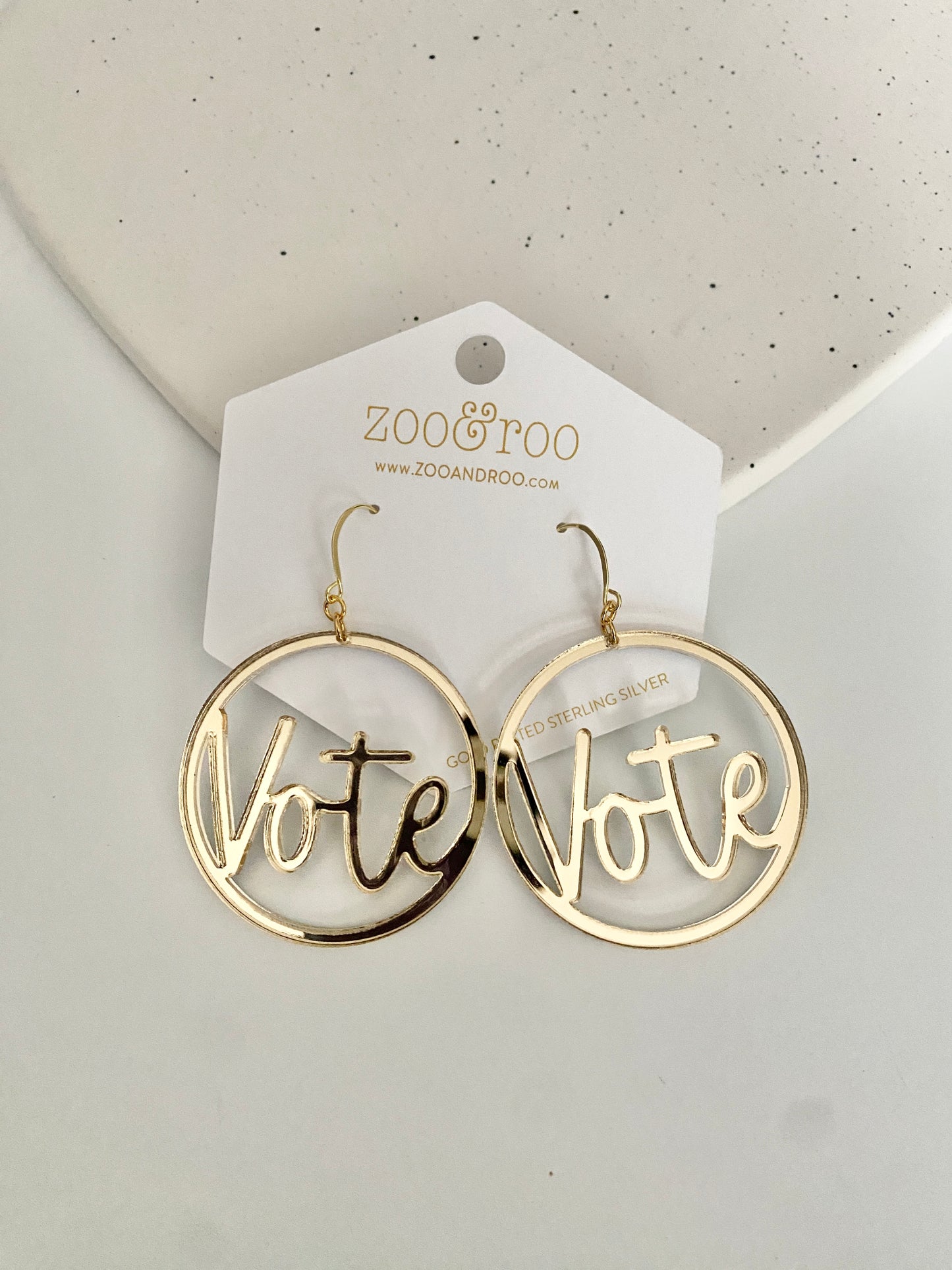 VOTE Acrylic Earrings