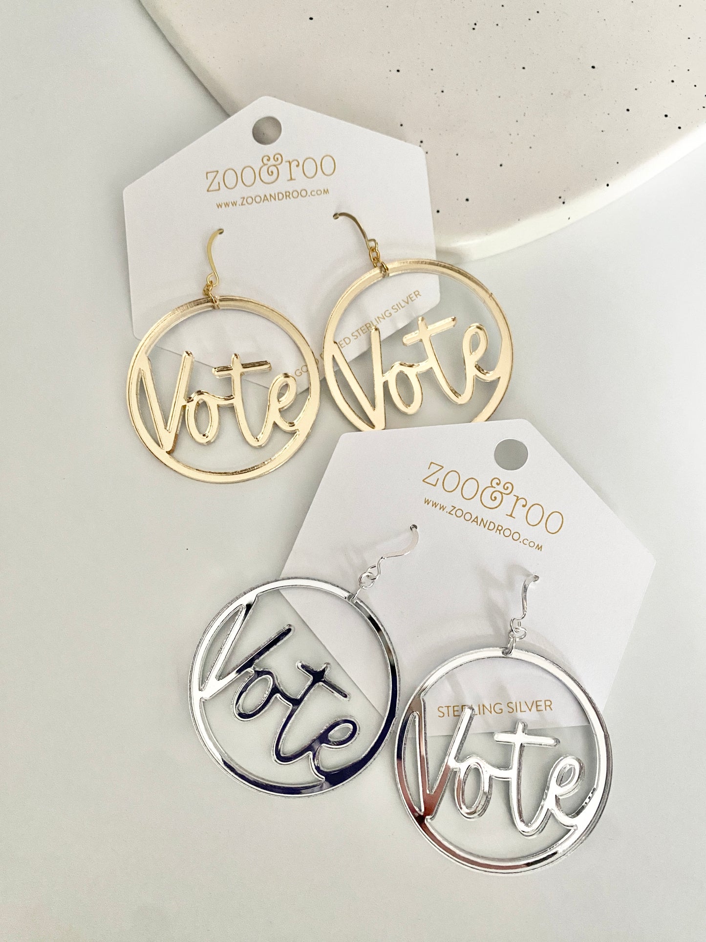 VOTE Acrylic Earrings