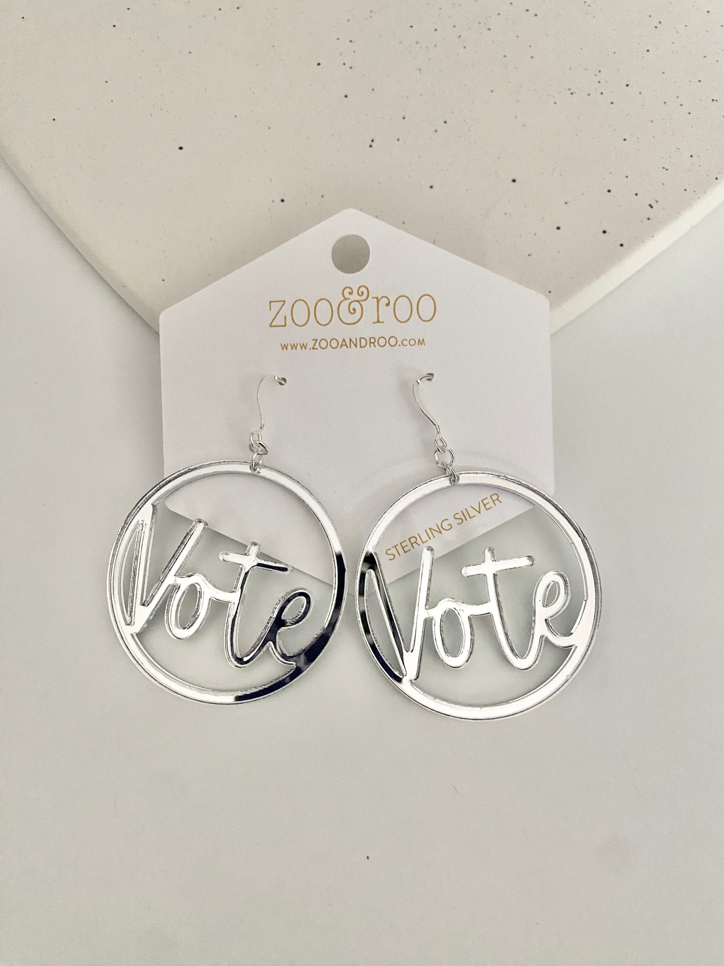 VOTE Acrylic Earrings