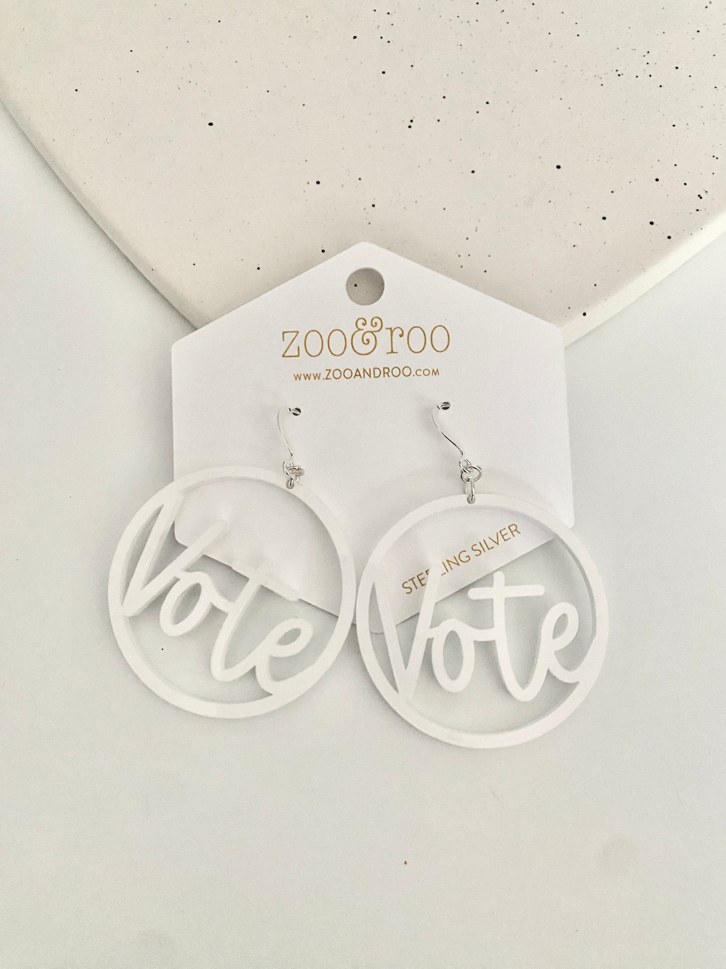 VOTE Acrylic Earrings