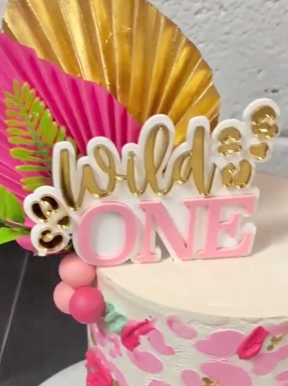 Wild One Cake Topper