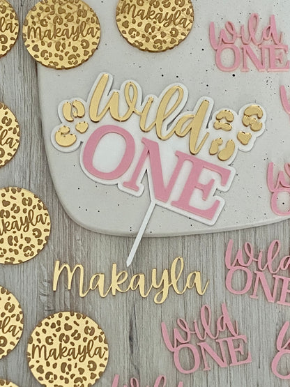 Wild One Cake Topper