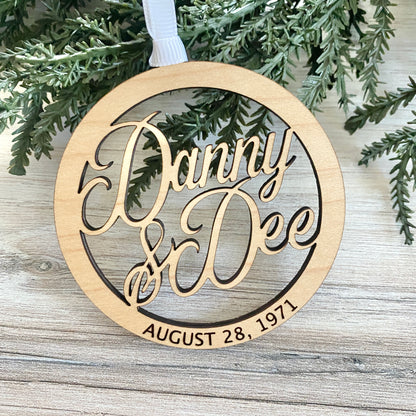 Anniversary ornament