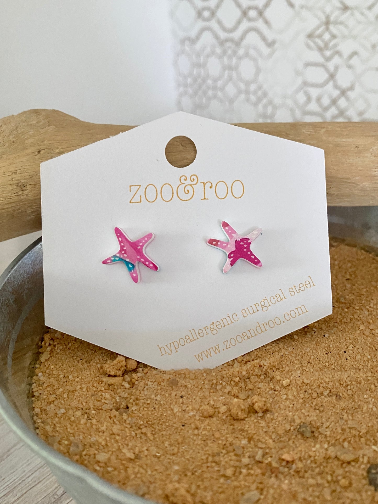 Coral Reef Starfish Studs