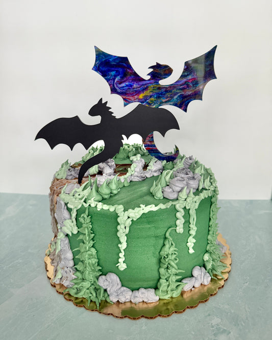 Dragon cake toppers