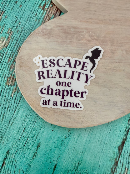 Escape reality sticker