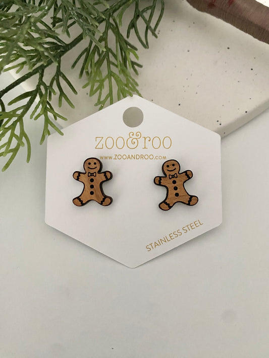 Gingerbread man studs