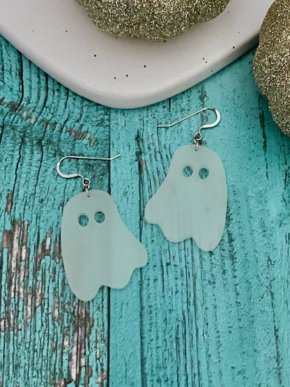 Glow in the dark ghost earrings