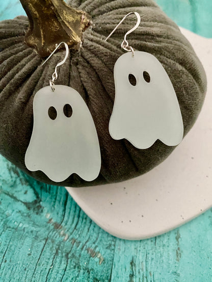 Glow in the dark ghost earrings