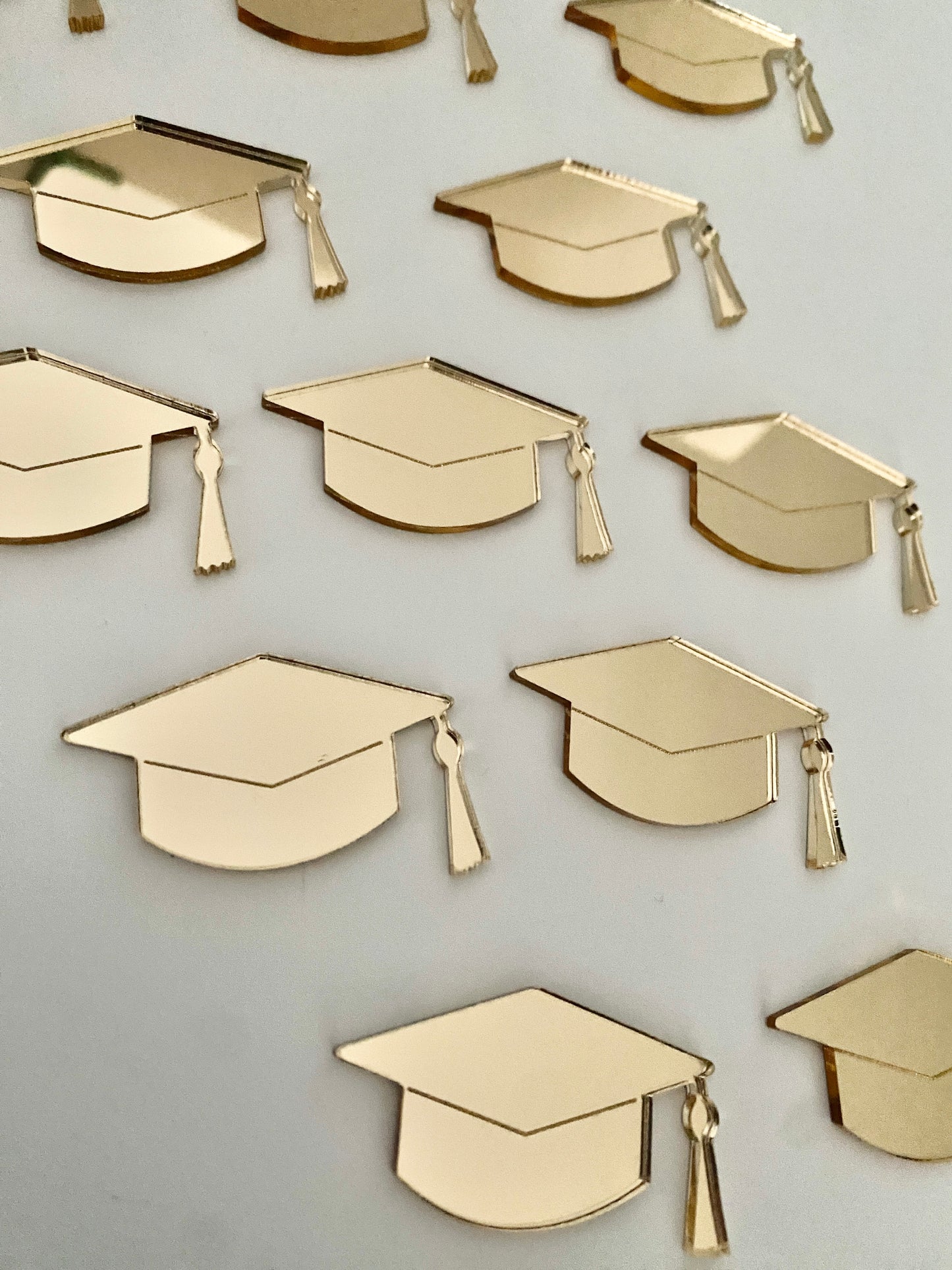 Grad Cap Cupcake Charms