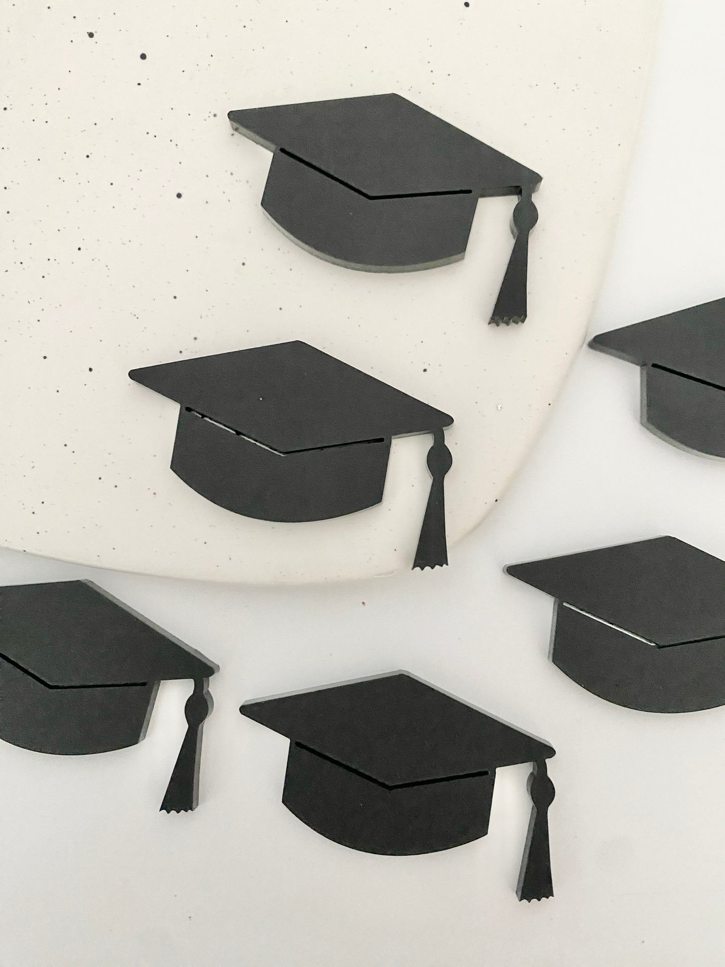 Grad Cap Cupcake Charms